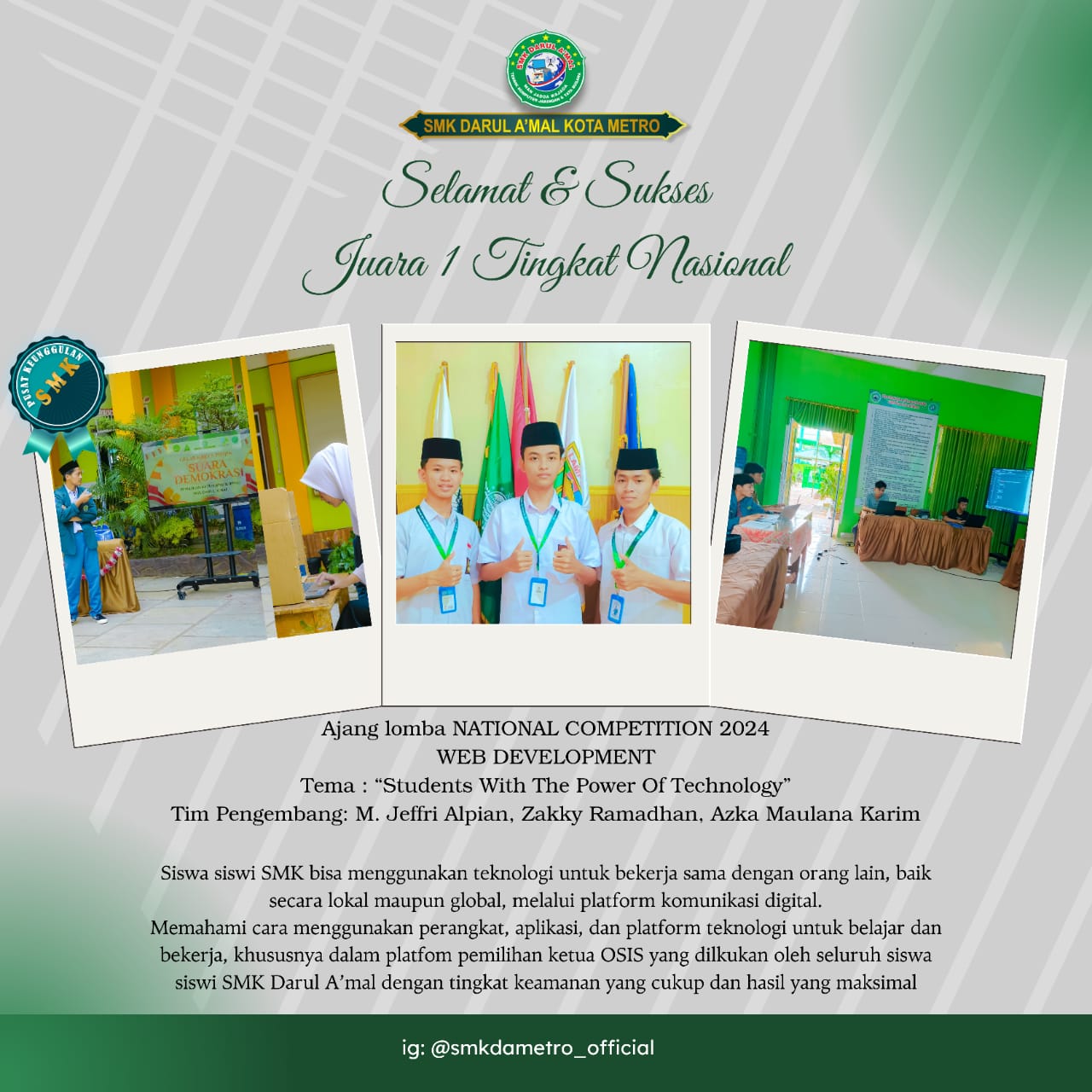 gambar Juara 1 Nasional 